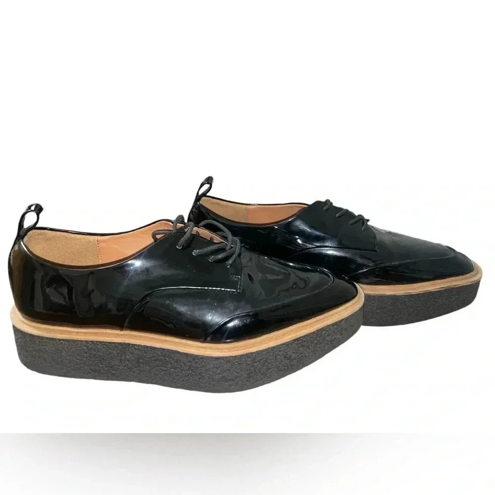Zara Patent Platform Loafer - Picture 2 of 4